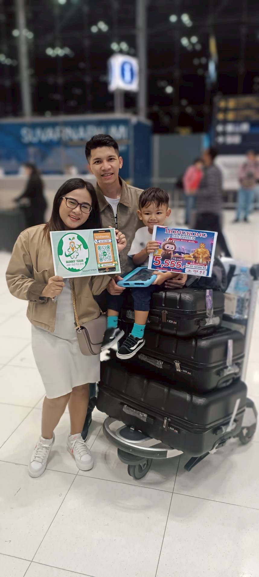 ได้เวลาออกเดินทางแล้ว! ขอขอบคุณลูกค้าที่น่ารักของเราที่เลือกใช้บริการ Bunny Tour ในครั้งนี้ครับ