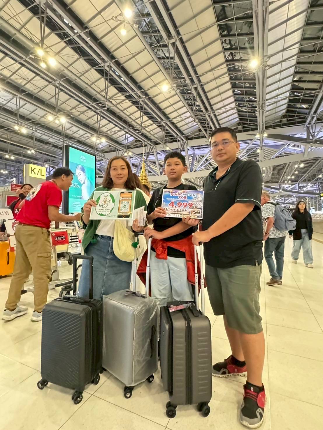 	❤️ขอบพระคุณที่สนับสนุน ไว้วางใจเลือกใช้บริการ #BUNNYTOUR โปรแกรม R6-6T1H1 ฮ่องกง ไหว้ 6 วัดดัง อิสระช้อปปิ้งเต็มวัน